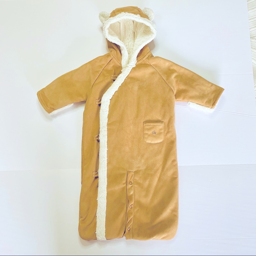 Baby Gap Faux Suede Bunting Suit Size 3-6 months